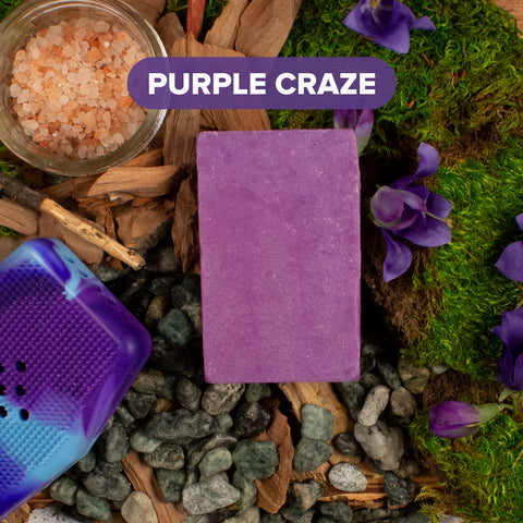 Sud Stud | Soap Saving Silicone Scrubber Purple